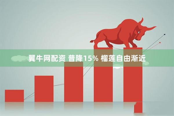 翼牛网配资 普降15% 榴莲自由渐近